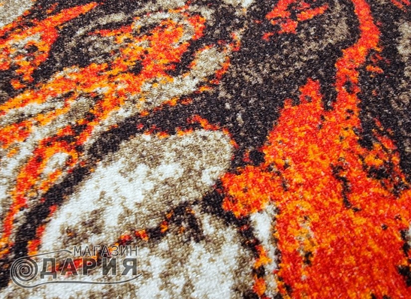 Мокетен килим ERIKA 8033 beige/orange